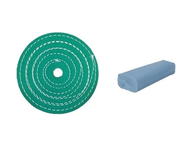 Can 115 Mm Polisaj Keçe Ve Grup Zımpara Mavi Cila Takımı