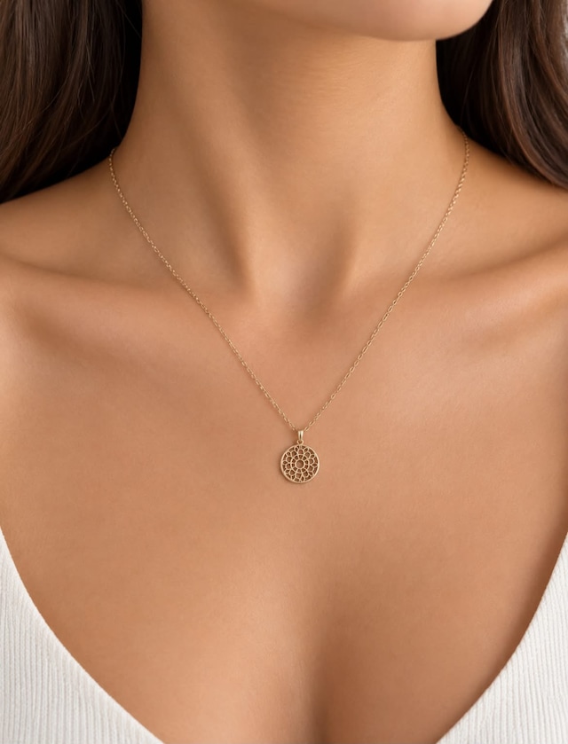14 Ayar Altın Kolye 0,95 Gr