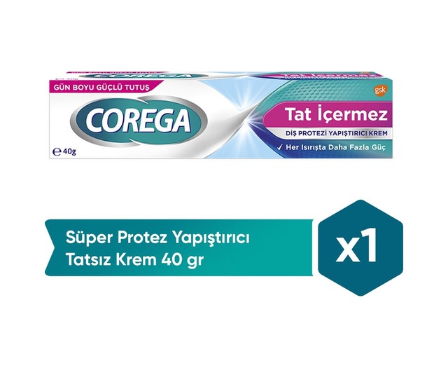 Corega Süper Protez Yapıştırıcı Tatsız Krem 40 G