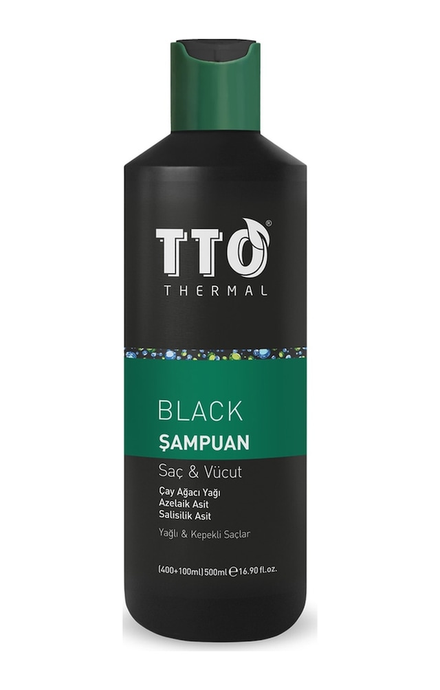 Tto Thermal Black Saç ve Vücut Şampuanı 500 ML