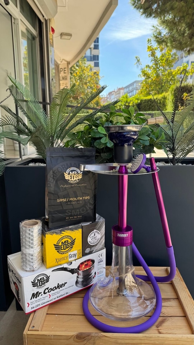 Wow Legend V52 Target Model Purple Nargile Takımı Seti