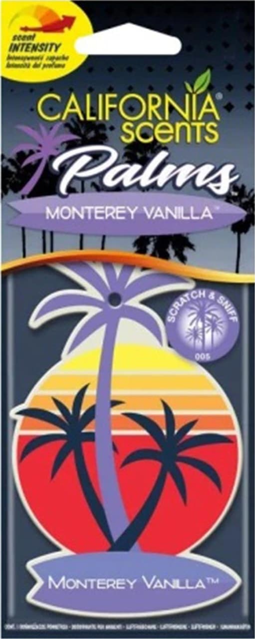 California Scents Palms Montry Vanilla Asma Koku 4'lü Set