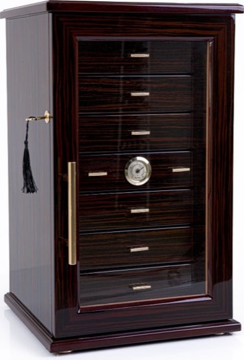 Parmida Humidor / Yedi Çekmeceli Puro Saklama Kutusu - Kahverengi 0185