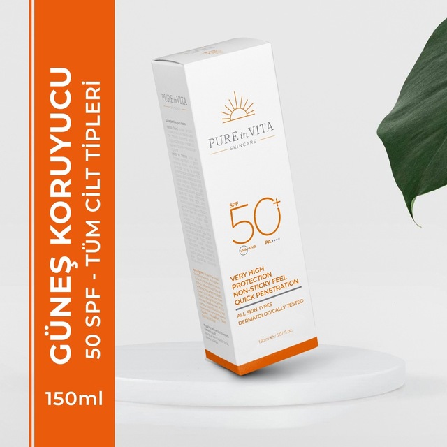 Pure İn Vita SPF50+ Yüksek Koruma Güneş Kremi 150 ML