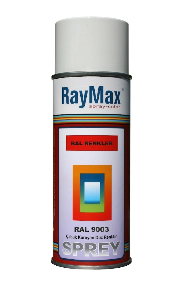 Raymax Sprey Boya Ral 9003 Sinyal Beyazı 400 ML