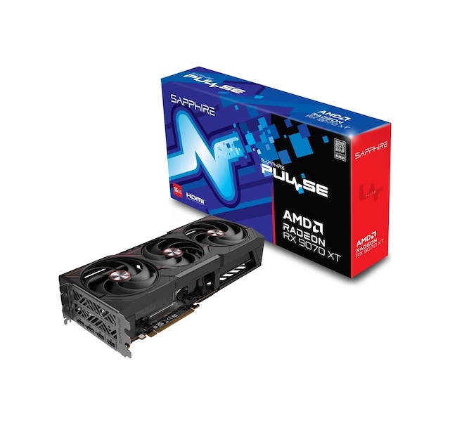 Sapphire Pulse Amd Radeon Rx 9070 Xt 11348-03-20g 16gb Gddr6 Aeae2sap0009