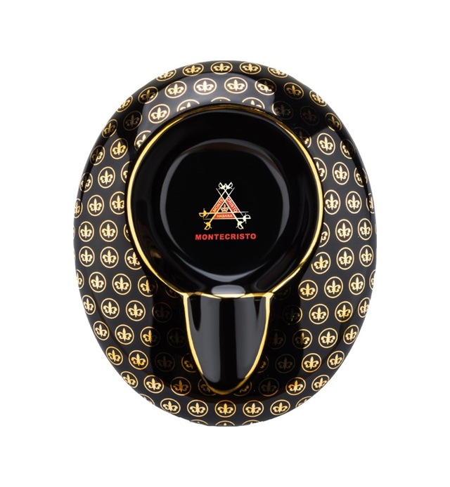 Montecristo Tekli Oval Seramik Puro Küllüğü Siyah