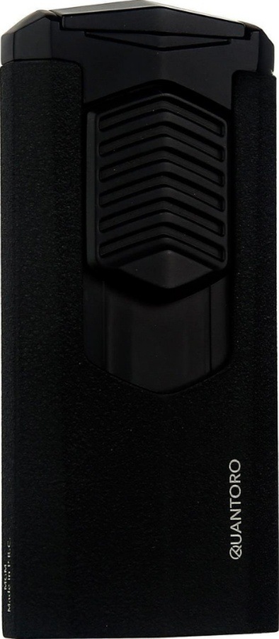 Quantoro 3 Torch Pürmüz Siyah Metal Puro Çakmağı - Trz1006