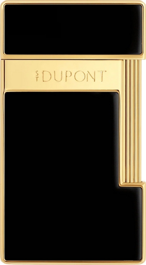 S.t. Dupont Lacquered Slimmy Siyah Puro Çakmağı 28222 - Tr8439