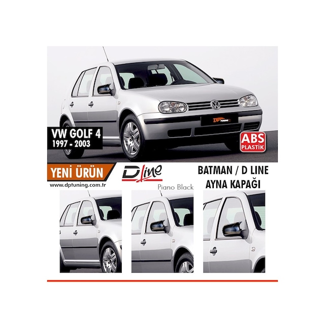 Golf 4 Batman Yarasa Ayna Kapağı Piano Black / 1997 - 2003