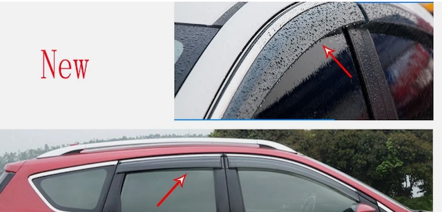Skoda Kamıq Cam Rüzgarlığı Kromlu 4lü Set