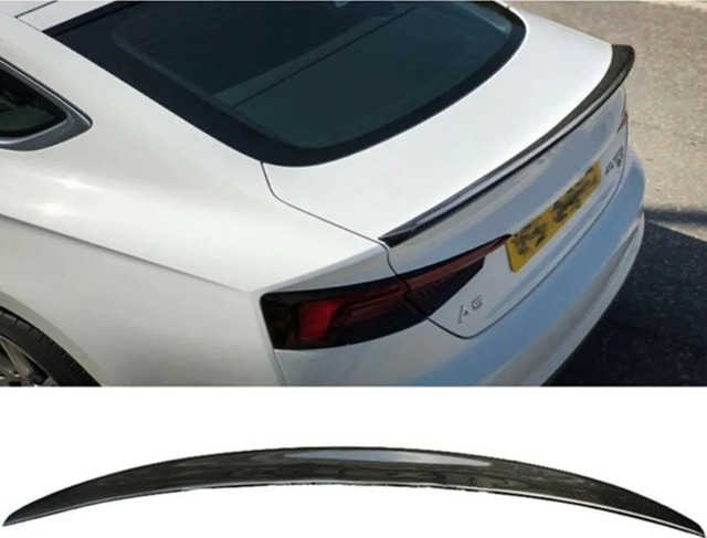 Audi A5 2017 Ve Üzeri Spoiler Piano Black Spoiler İthal Abs Plastik Spoyler Parlak Siyah