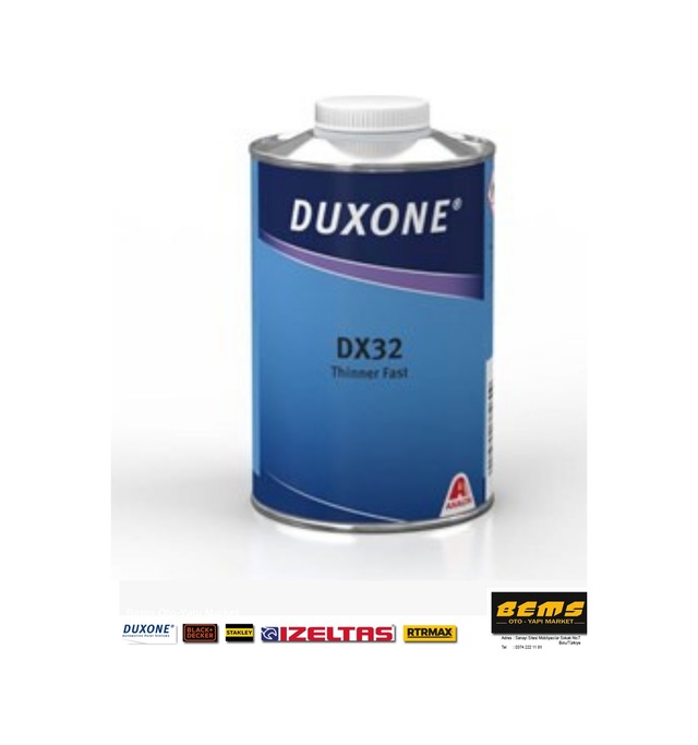Duxone Dx32 Hızlı Akrilik Tiner 1 Litre