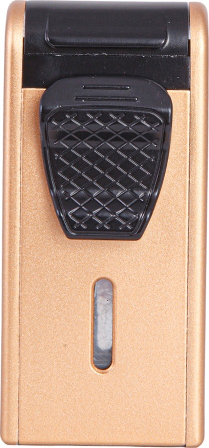 Çift Torch Pürmüz Gold Metal Puro Çakmağı - Tr7922