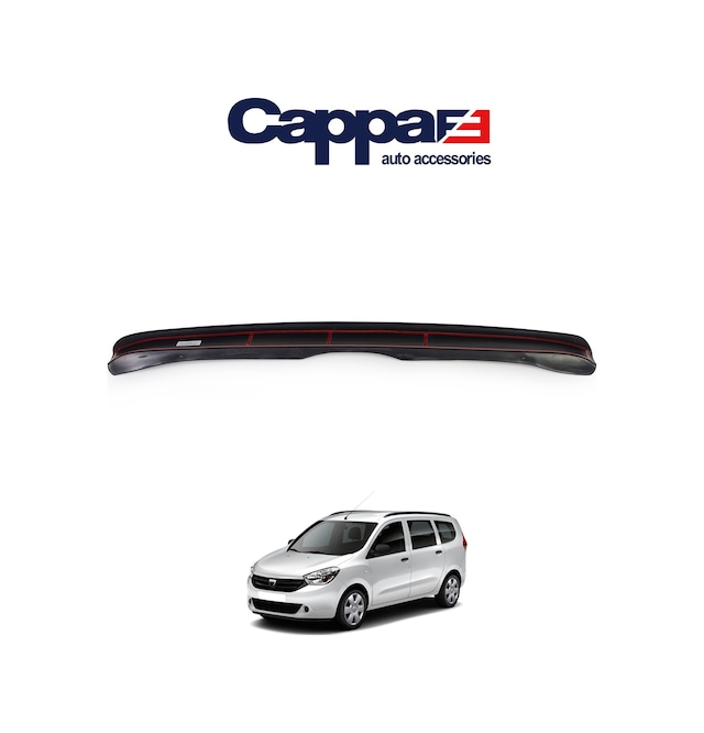 Cappafe Dacia Lodgy Arka Tampon Eşiği Koruma Mat Abs 2013-› N11.12888