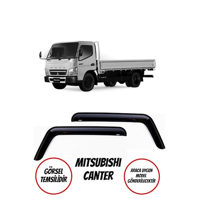 Mitsubishi Canter Cam Rüzgarlığı 2li