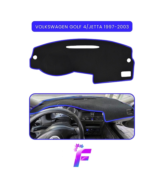 Volkswagen Golf 4 1997-2003 Torpido Örtüsü Araca Özel Üretim Kolay Montaj Tam Uyum B89 Torpido Halısı