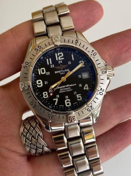 Breitling Superocean 40mm Çelik Kordon Erkek Kol Saati A17340 2. Teşhir Ürün