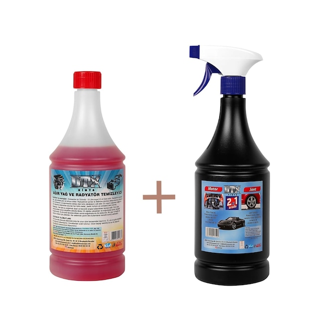 Ağır Yağ Sökücü 1 L + Motor Jant Yıkama Sıvısı 1 L