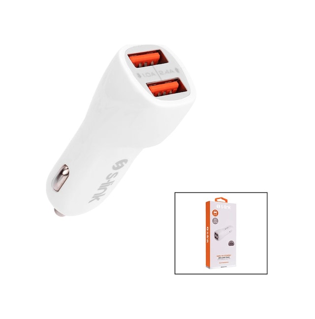 S-link Ip-805 Dual Usb 2xusb Oto - Araç Çakmaklık Şarj Başlık 2.4 A 5264