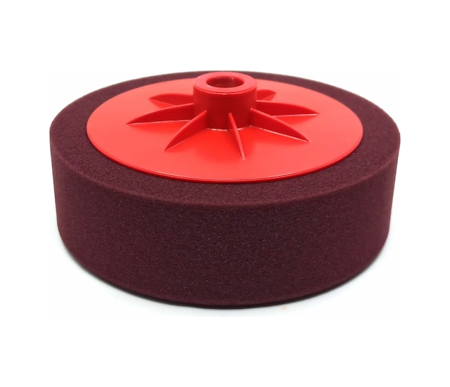 EPOKSİ REÇİNE APLİKATÖRLÜ POLİSAJ VE PASTA CİLA SÜNGERİ BORDO RENK 150 MM