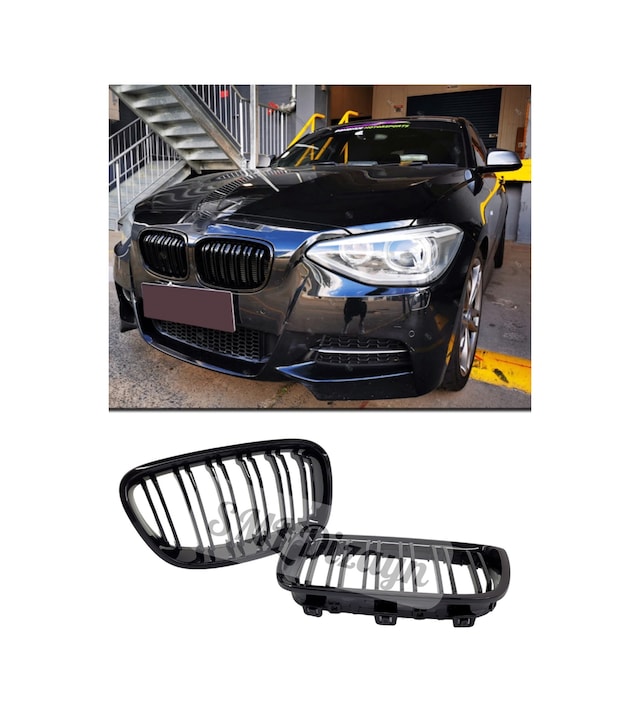 Bmw F20 Makyajsız Kasa M Ön Panjur-böbrek 2011-2014 Parlak Siyah