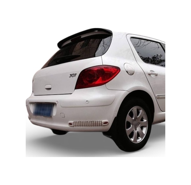 Peugeot 307 Uyumlu Spoiler Pianoblack İthal Abs Plastik Parlak Siyah Pejo 307