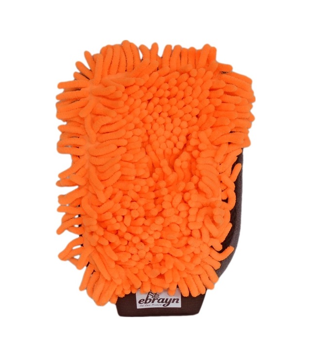 Ebrayn Oto Yıkama Eldiveni Premium Mikrofiber Çift Taraflı Su Geçirmez Renkli Ebr-088