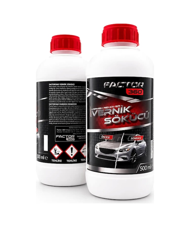 Factor360 Otomobil Vernik Sökücü Güneş Yanığı Ve Vernik Atması 500 Ml