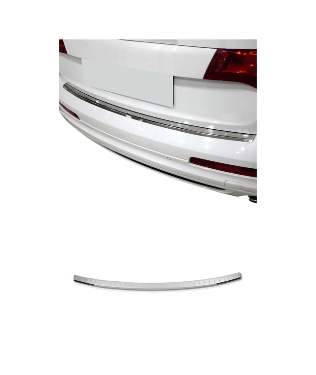 Audi Q7 4l 2006-2015 Uyumlu Krom Arka Tampon Eşiği Paslanmaz Çelik
