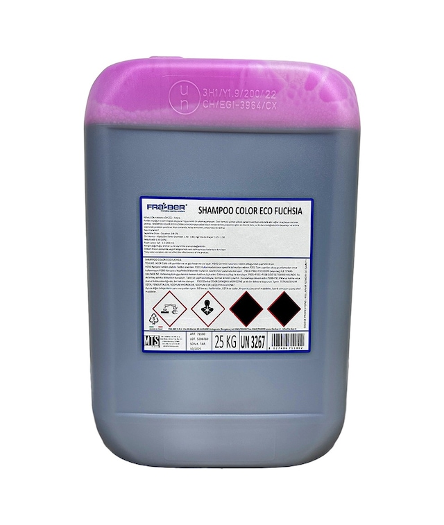 Fra-ber Shampoo Color Eco Fuşya Renkli, Cilalı Ön Yıkama Şampuanı