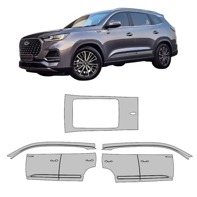 Chery Tiggo 8 Pro Max Özel 210 Mikron Premium Tpu Ppf Film Kaplama Orta Grup