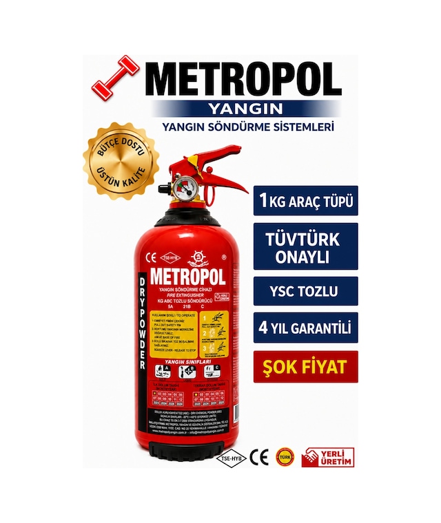 1 Kg Abc Kkt Tozlu Üretim Metropol Yangın - 901063360