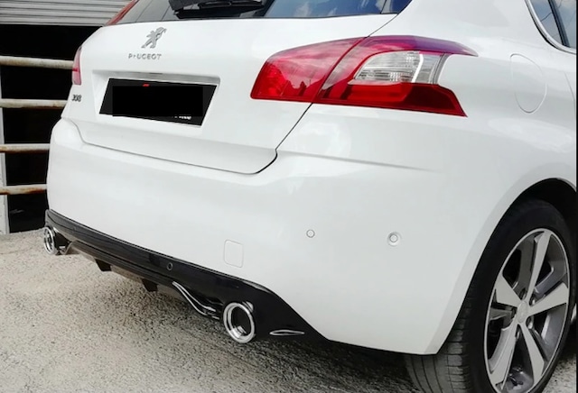 Peugeot 308 2014 - Gtı Difüzör + Egz. Ucu P.black