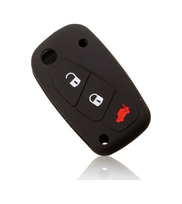Fiat Fiorino Linea Punto Peugeot Bipper Citroen Uyumlu Nemo Silikon Anahtarlık Kılıfı Siyah