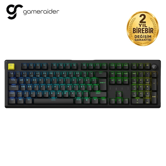 Gameraider G2 Pro Keychron Super Switch 8k Hz Hotswap Rgb Kablosuz Türkçe Mekanik Gaming Klavye