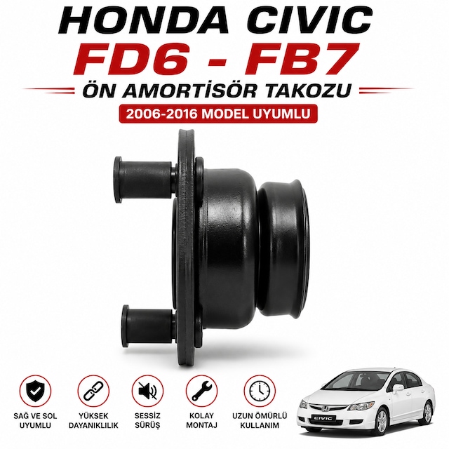 Honda Cıvıc Fd6 - Fb7 Ön Amortisör Takozu 2006-2016 Model Uyumlu