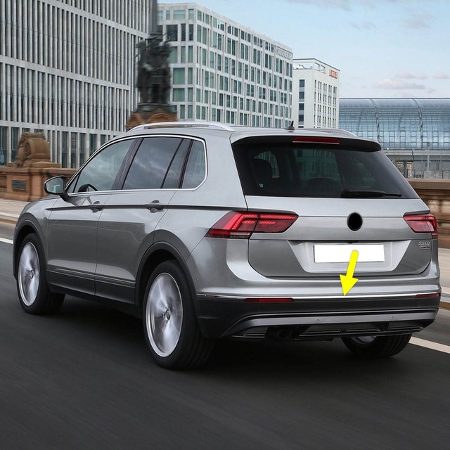Vw Tiguan 2016-2020 Arka Tampon Orta Krom Çıta 5na8538...