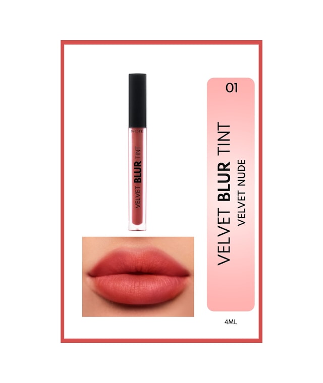 Velvet Blur Tint Kadife Bitişli Nemlendirici Mat Ruj - 01 Velvet Nude - Nude