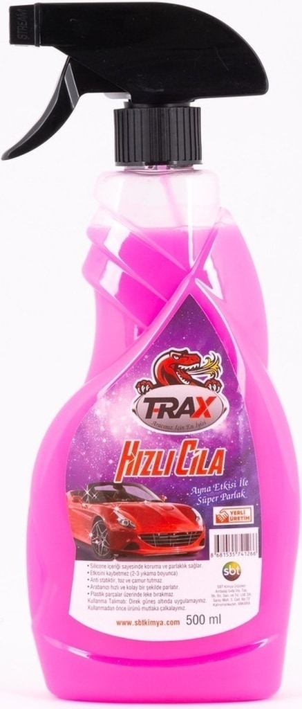 Trax Hızlı Cila Etkili Araba Oto Cilası Muhteşem Parlaklık