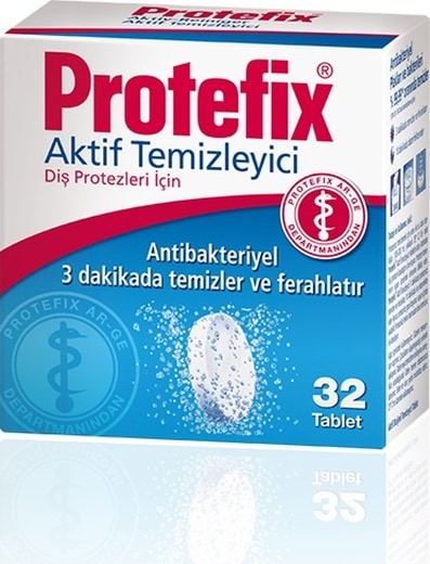 Protefix Diş Protezleri İçin Aktif Temizleyici Tablet 32'li