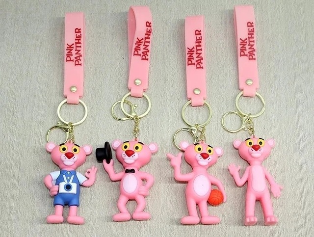 Ers Pembe Panter Silikon Anahtarlık Tcx4271