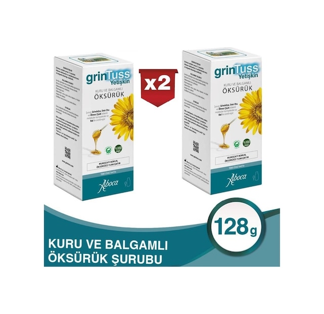 Grintuss Yetişkin Şurup 2 x 128 G