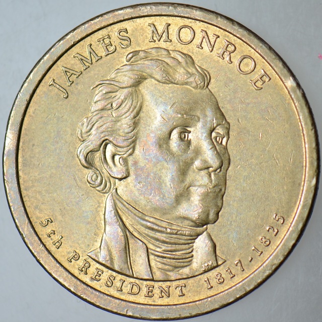 Amerika 1 Dolar 2008 P Başkanlar Serisi-james Monroe 5. Başkan. 26 Mm.