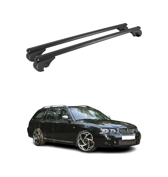 Mg Zt-t 2001-2005 Arası Uyumlu Port Bagaj Taşıyıcı Ara Atkı Alüminyum Siyah 2 Parça