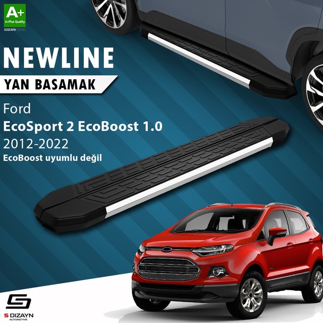 S-dizayn Ford Ecosport 2 Newline Krom Yan Basamak 173 Cm 2012 Üze