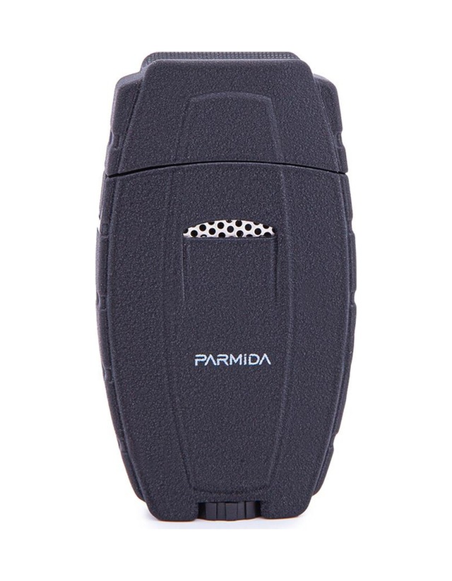Çift Torch Pürmüz Siyah Metal Puro Çakmağı - Tr7274