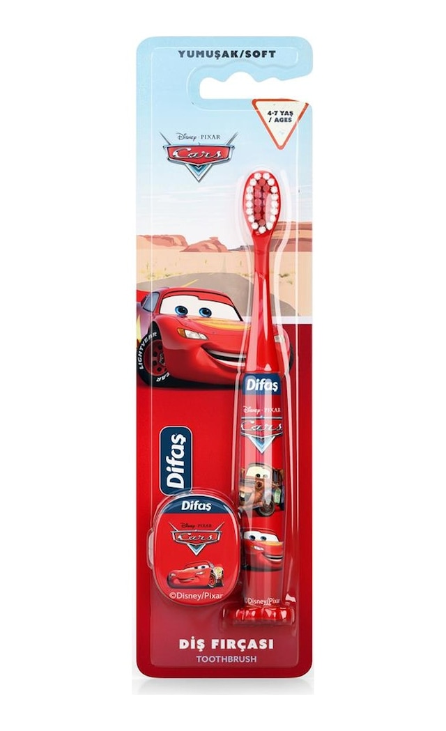 Difaş Cars Yumuşak Kıllı Diş Fırçası 4-7 Yaş