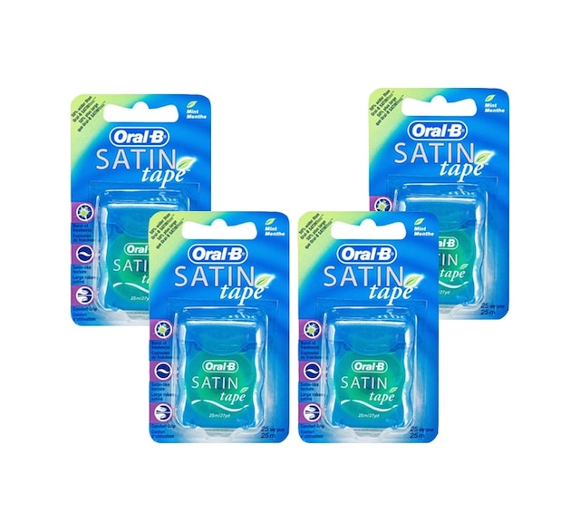 Oral-B Satin Tape Naneli Diş İpi 25 M x 4 Adet