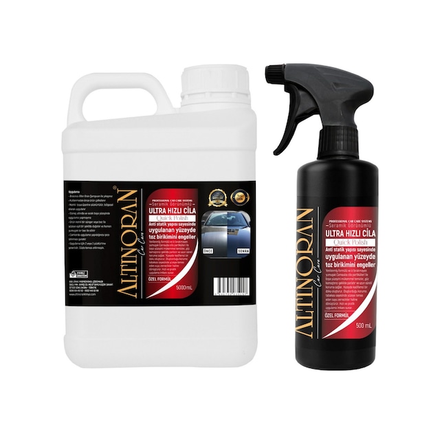 Altın Oran Hızlı Cila Seramik Cila 5000 500 Ml